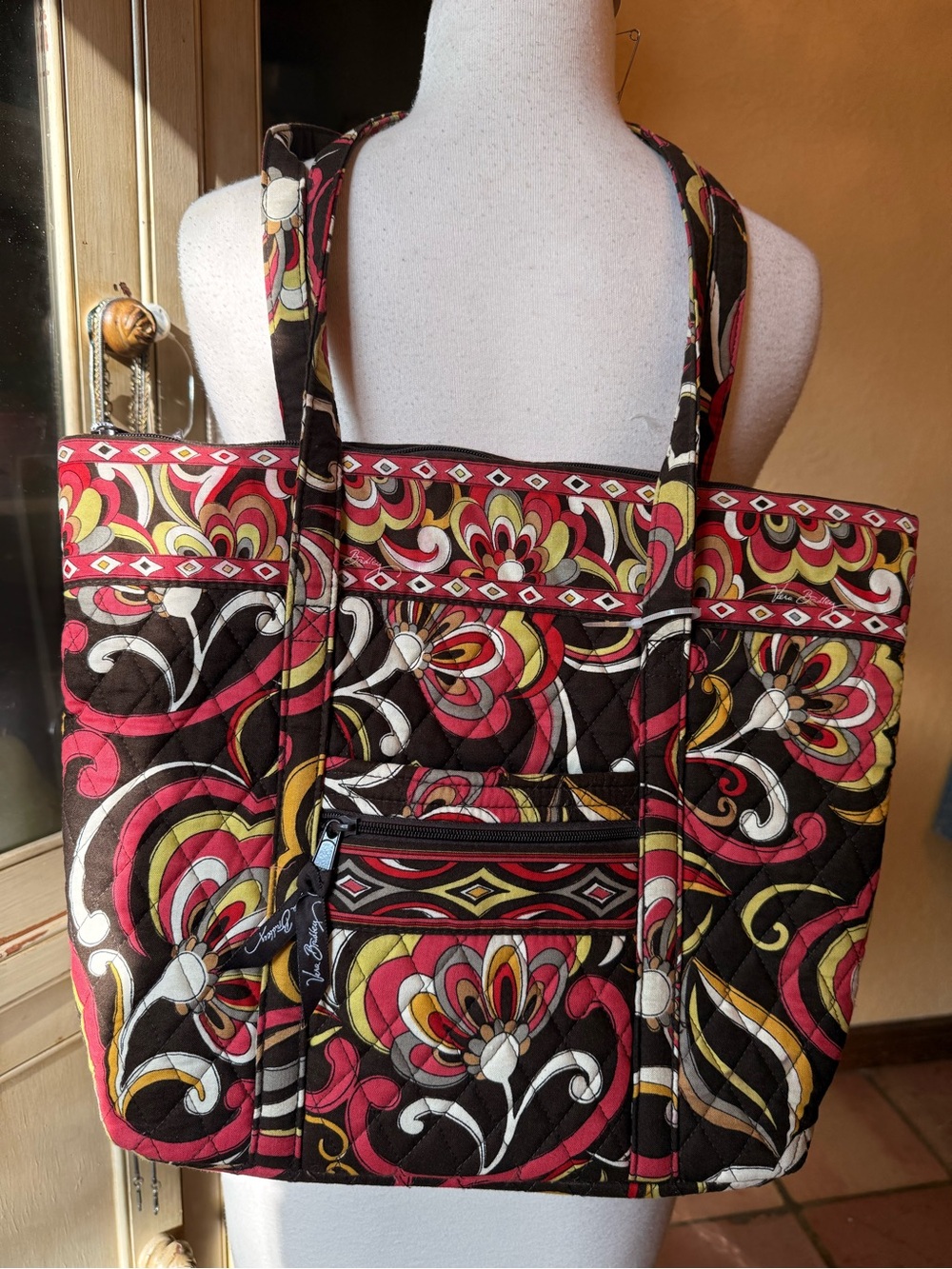 Vera Bradley Villager Quilted Tote